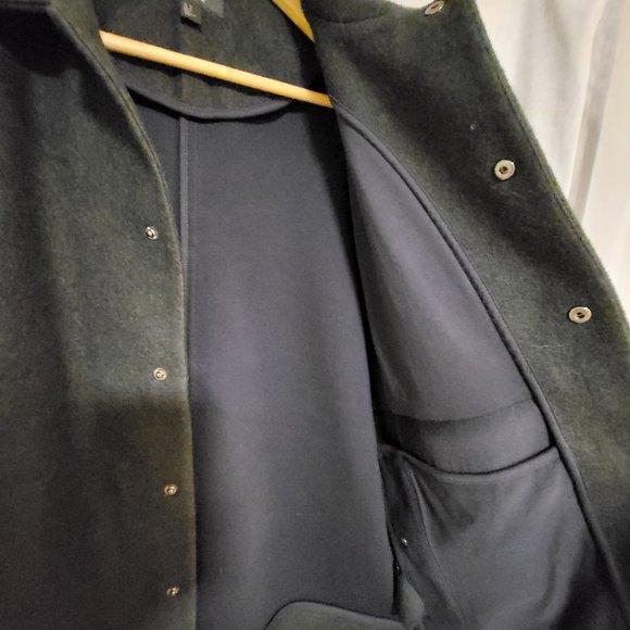 COS Charcoal Men's Shirt Jacket - Picture 3 of 5